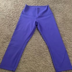 Lululemon yoga pants, stretchy material. Size 8.